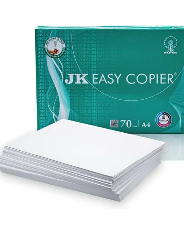 JK Easy 70 GSM A4 Size Multipurpose Copier Paper 500 Sheets White