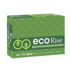 JK Eco Rise 70 GSM A4 Copier Paper – For Photocopy (500 Sheets, White)
