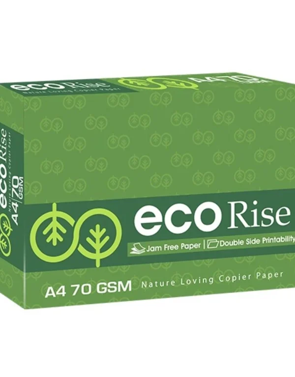 JK Eco Rise 70 GSM A4 Copier Paper – For Photocopy (500 Sheets, White)